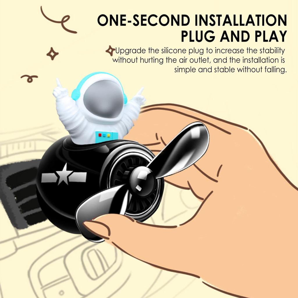 Cheap Pilot Car Diffuser Spacemen Car Aromatherapy Vent Clips