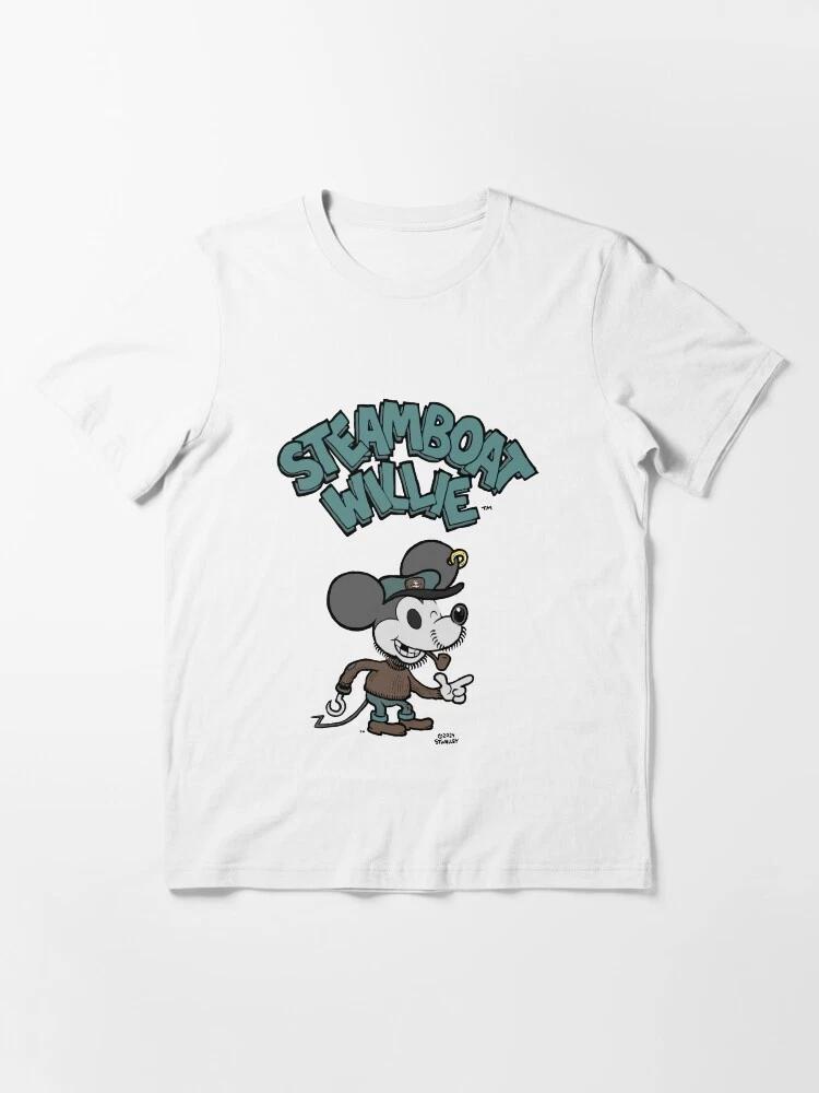 Steamboat Willie Mickey Funny Unique Design T Shirt Unisex S