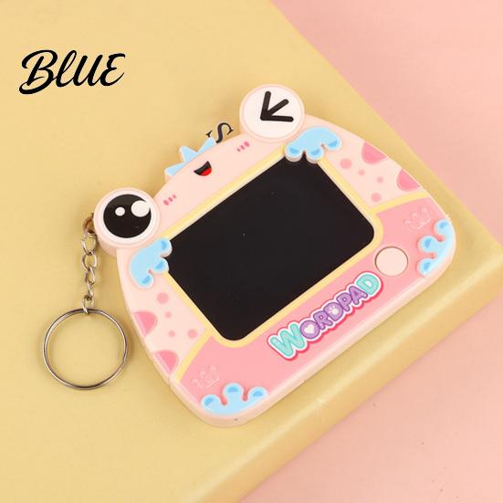 Portable Graffiti Board Mini Drawing Keychain for Kids  Cartoon Frog Writing Pad with Travel Friendly Sketch Key Ring  Hanging Doodle School