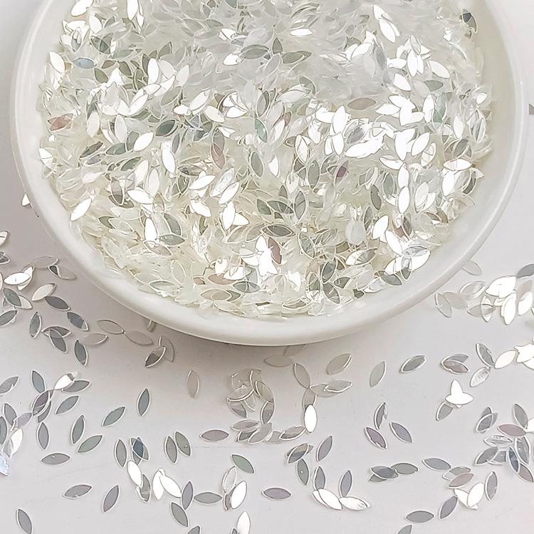 Irregular High-Flash Silver Crystal Sequin Jewelry DIY Accessories