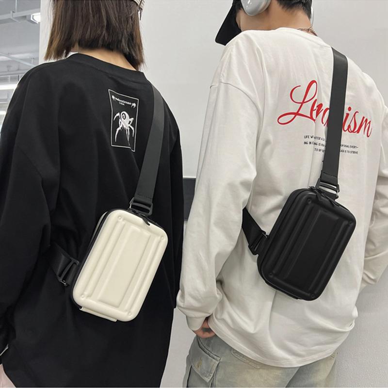 1pz Borsa unisex Borsa a spalla Borsa a tracolla borse donna fashi zippy catena borsa messenger scatola a mano piccola borsa