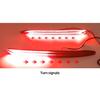 For Geely Coolray Proton X50 2018 2019 2020 2021 LED Rear Bumper Reflector Light Car Turn Signal Tail Light Brake Warning Lamp