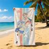 Anime N-Nichijous Towel Towel Soft Pool Gift For Travel Gym Shower Cool Camping Quick Dry Sports Large Beach Towel