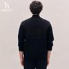 HAZZYS Men's Casual Stand-Collar Wool-Blend Cardigan