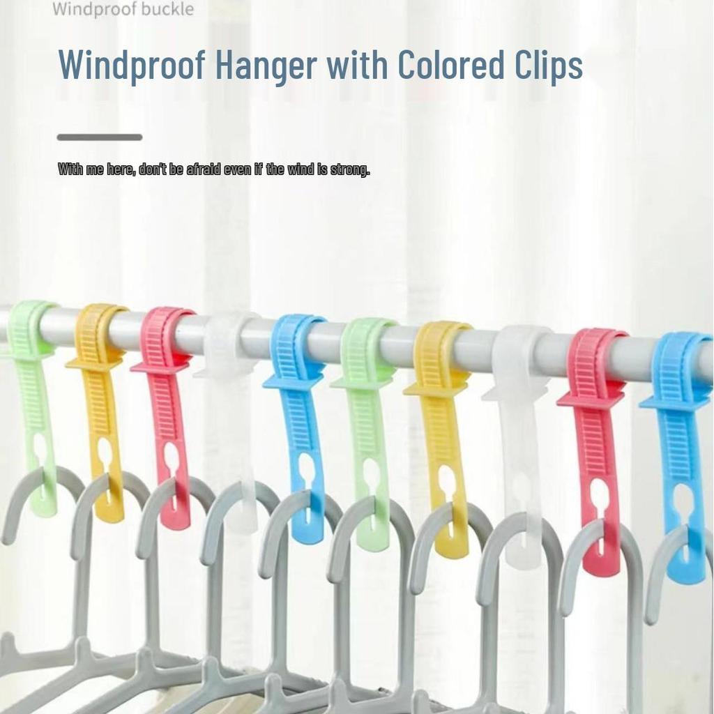 Windproof, Anti-slip Clothes Drying Clips: Multi-functional, Anti-drop Hanger Clips for Home