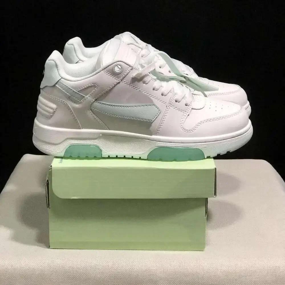 Fashion Mens Womens Slim Arrow Sports Shoes Designer Men Sneakers Women Sneaker Non-slip Soles Classics Leather Zip