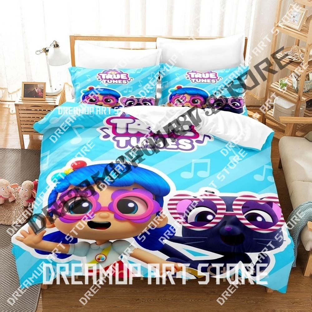 3D Print True and the Rainbow Kingdom Bedding Set Twin Queen King Full Size Duvet Cover Pillowcase Bed Boys Girls Adult