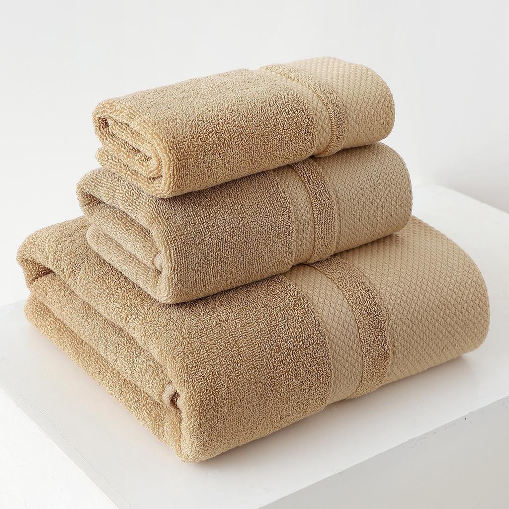 Cotton towel Bath towel Thickened absorbent face towel Household beach towel