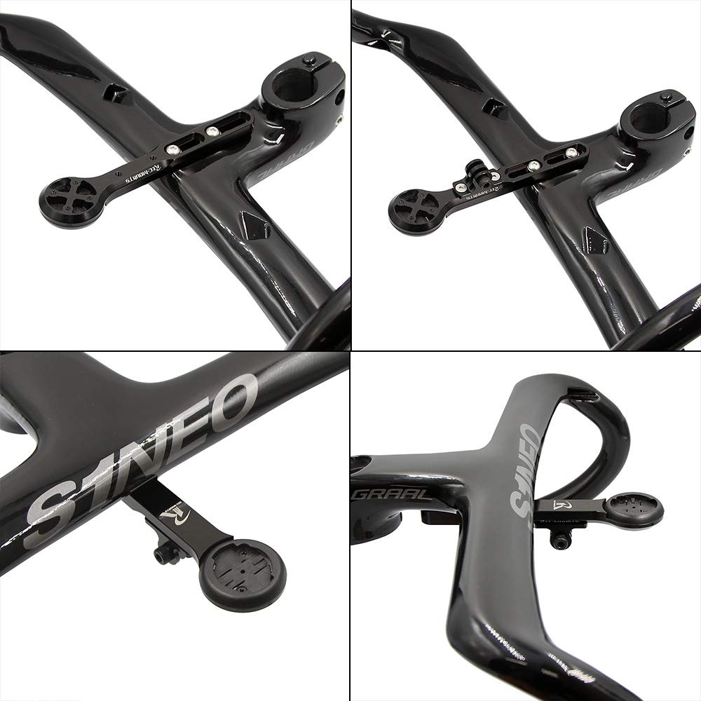 RecMount S1NEO Cockpit-Graal Lenker-Kombinationshalterung und Cateye-kompatibel Kompatibel mit Edge und AVVENTURA [Garmin Modelle] 530/1030 CC-GPS200