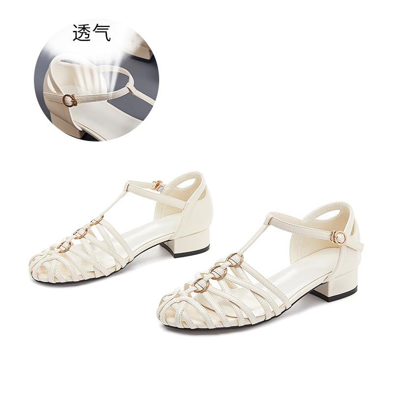Baotou Woven Sandals Women's Summer New Hollow Sandals Casual Fashion Outer Women's Shoes