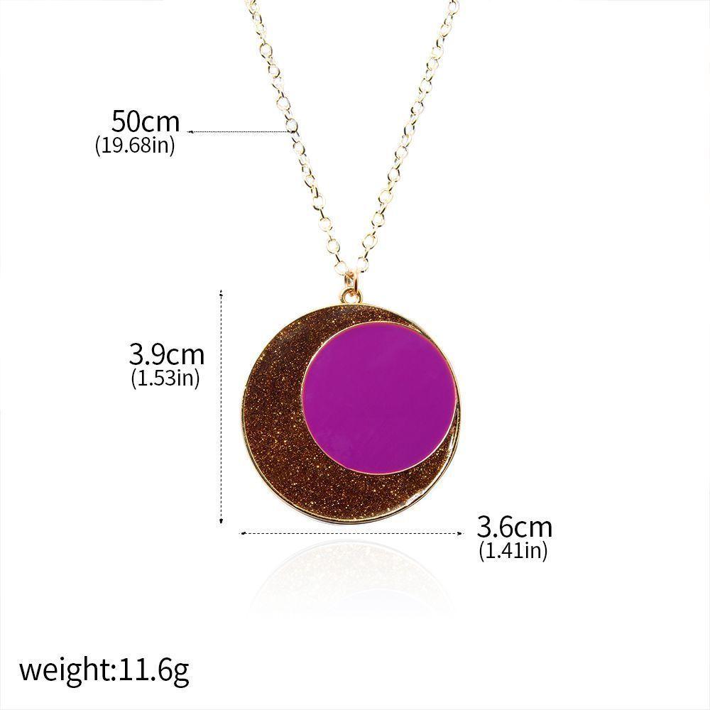 Anime The Owl House Necklace Retro Gold Color Eye Pendant Necklace for Women Men Jewelry Accessories