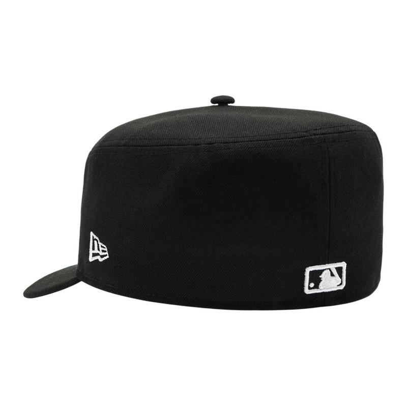 MLB NEW ERA xlogo tasarımlı polyester beyzbol şapkası erkek ve kadın aynı stil çift Siyah Asya Versiyonu 7 1/2