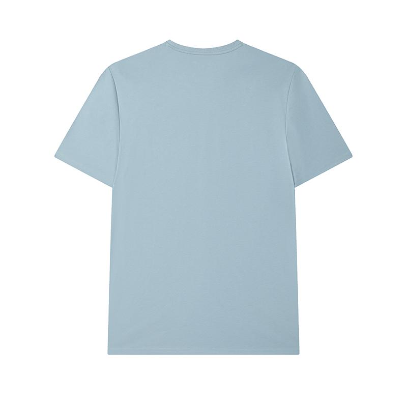 FILA Heritage Cloud Cool Antibacterial Breathable Casual Short Sleeve T-Shirt Men Tops Forget-Me-Not-Blue F11M518102FLB