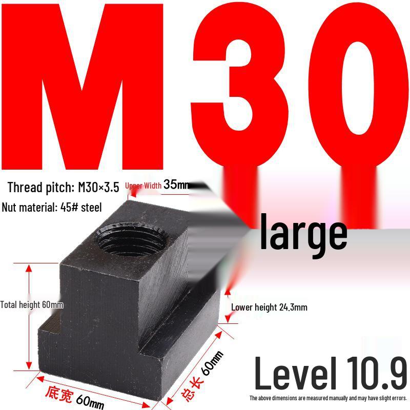 Kangfei 45# Steel T-Nut for M6-M20 Bolts