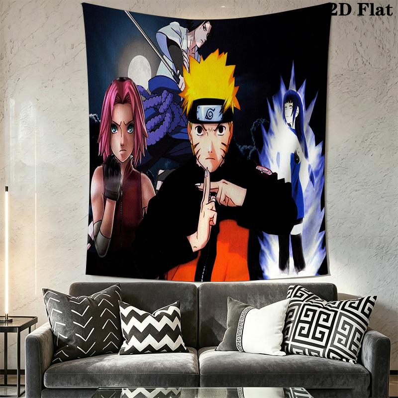 Naruto Sakura Tapestry Wall Tapestry Background Cloth Fashion Print Soft Background Wall Hanging Cloth Homestay Soft Decoration Tapestry