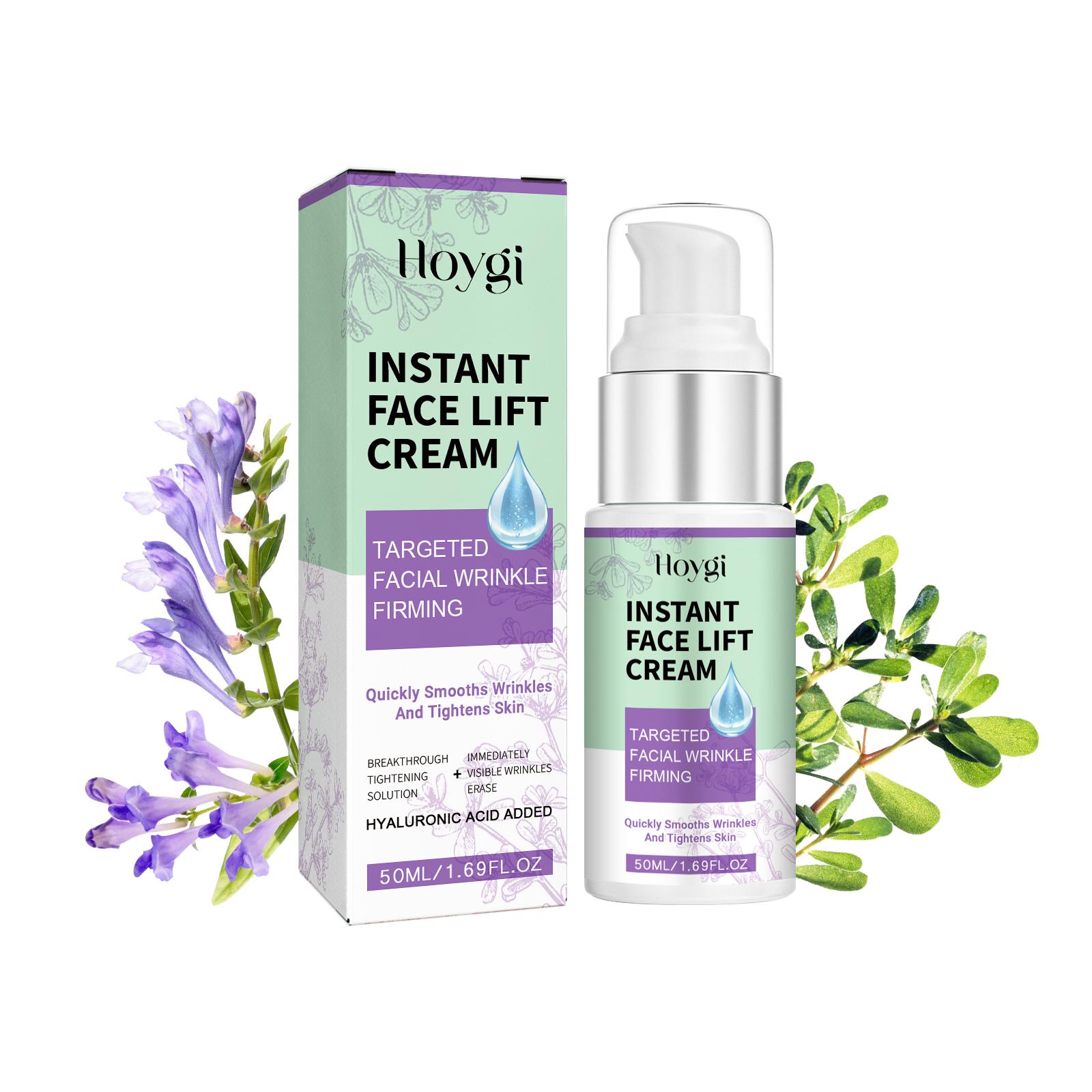 

Hoygi Anti-Wrinkle Lifting Facial Cream 50ml: Anti-wrinkle, reduces wrinkles, smooths and refines skin, hydrates and firms the face.