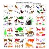 Cartoon Animal Stencil Set, 16 Styles - Kids' Hollow Painting Templates