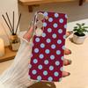 Ins Style P-Polka Dot Vintage Phone Case For Samsung Galaxy A71,A70,A52,A51,A40,A30 Transparent Cover