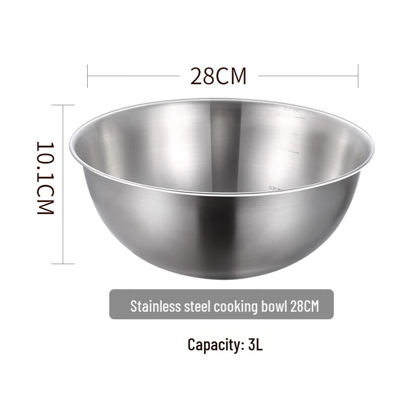 Naijiang 304 Stainless Steel Multipurpose Kitchen Bowl