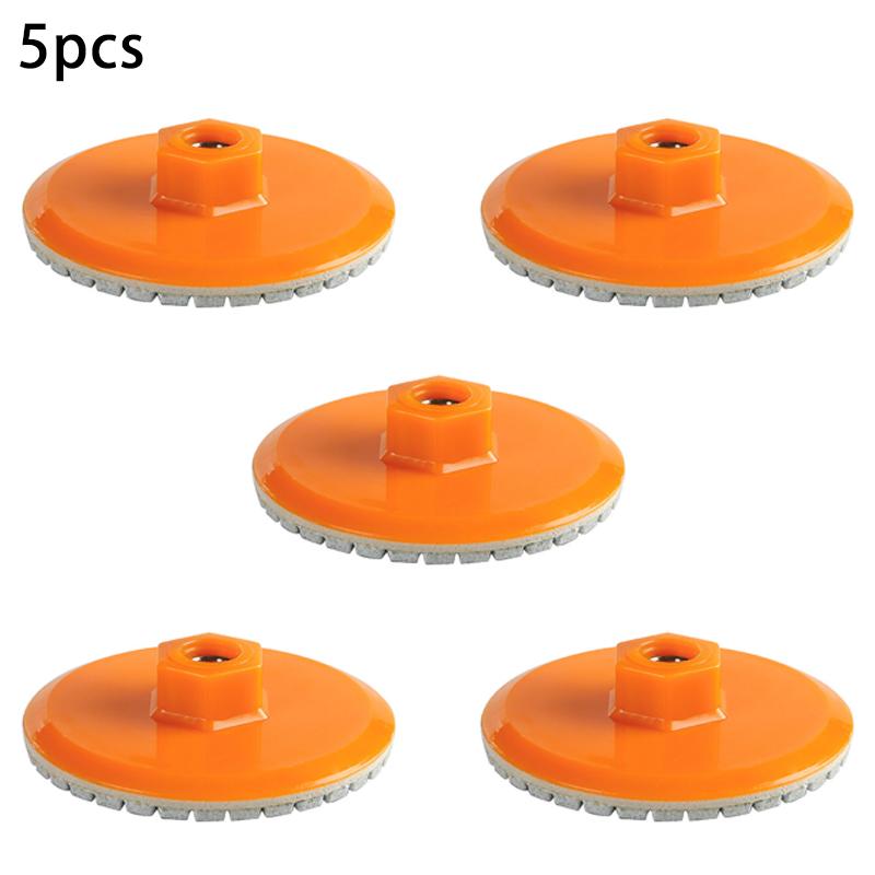 80mm Ceramic Tile Trimming Polishing Disc M10 Angle Grinder Wet&Dry Polishing Marble Quartz Stone Chamfering Grinding Edge 150#