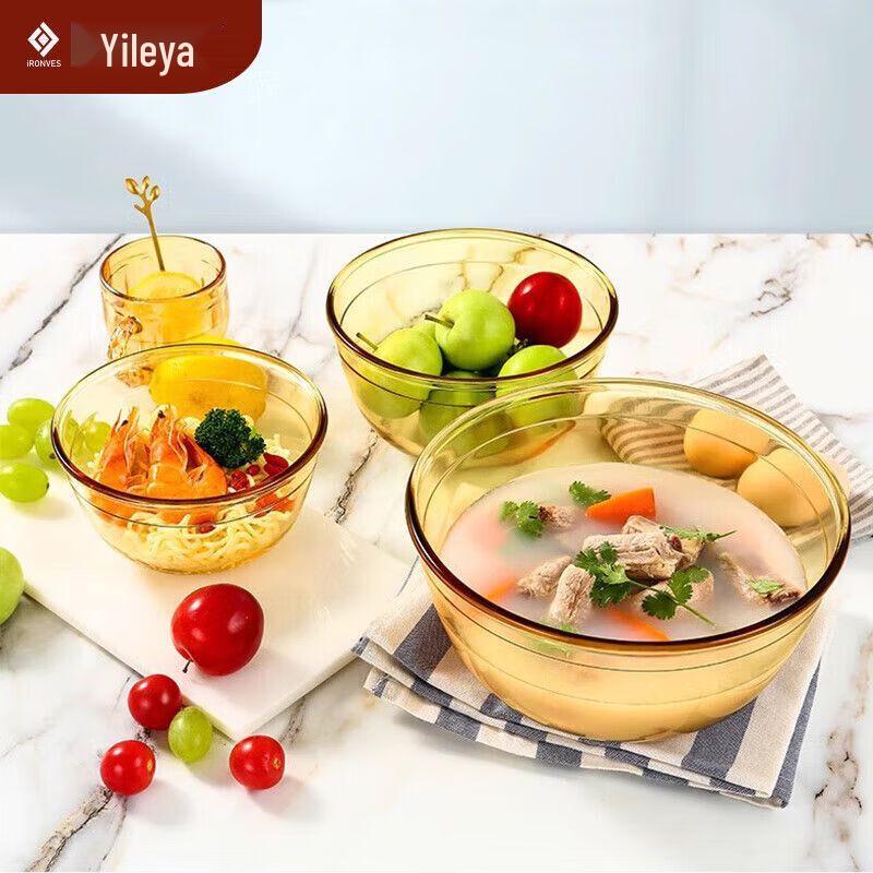 Yileya CJ-02 Multi-Purpose Heat-Resistant Glass Bowl