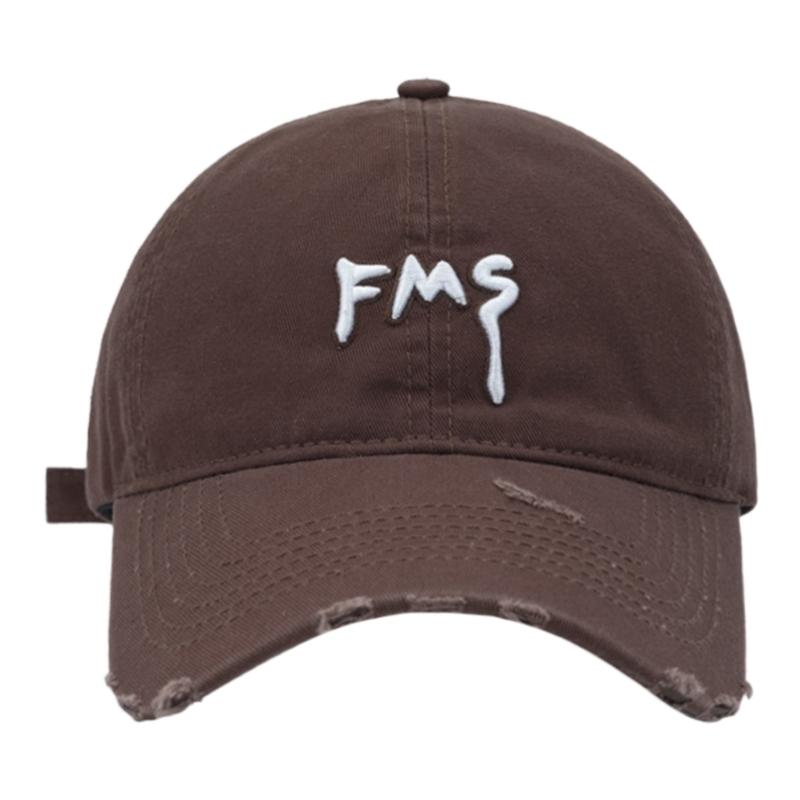 Embroidery Letter Baseball Hat for Girl Adjust Sports Hat Elegant Sun Hat Open Top Hat Women Vacation Hat Headwear