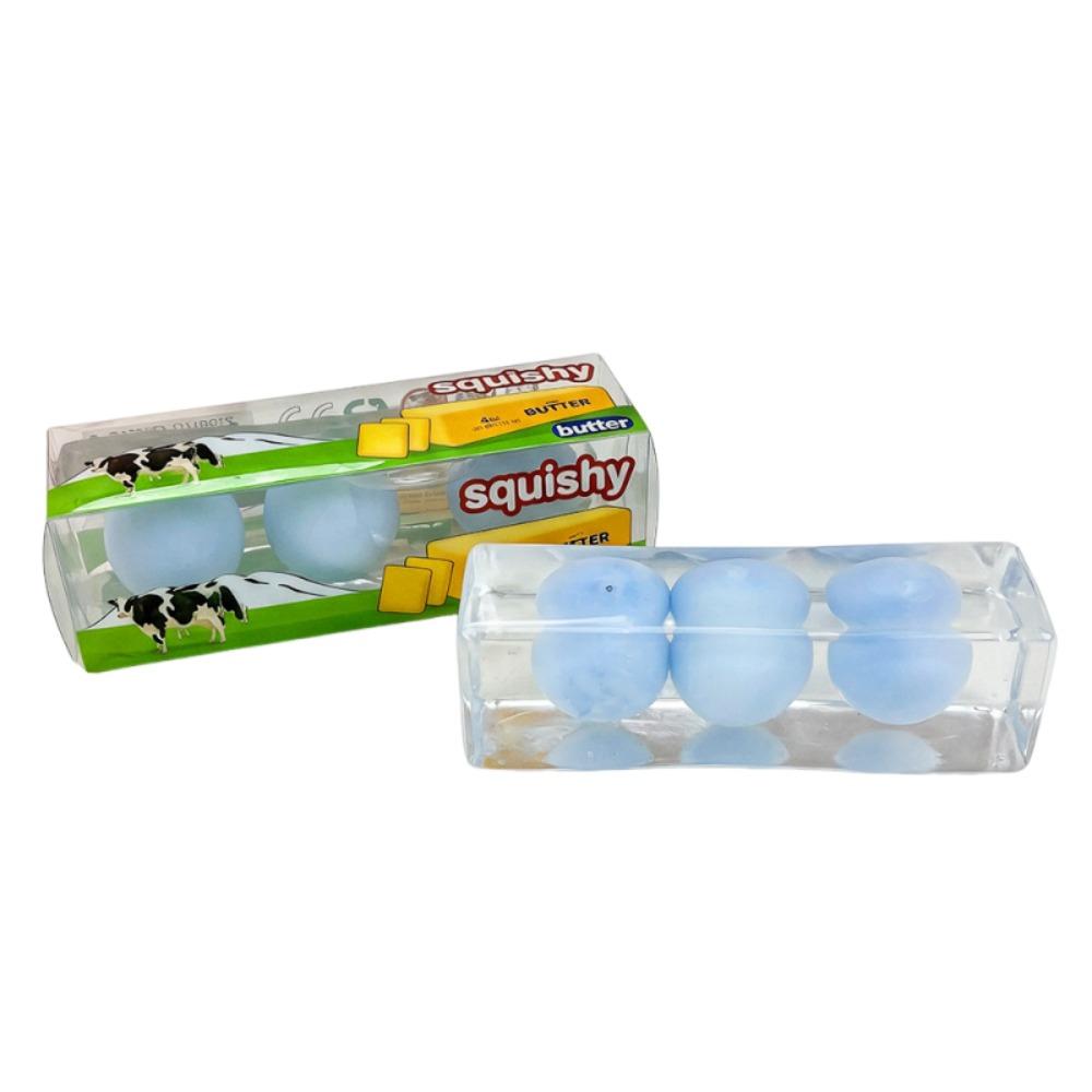 Sound Crispy Butter Stick Squishy Toy Wax Coating TPR Butter Bar Office Desk Toy