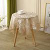 French Pastoral Lace Tablecloth Embroidered Sofa Dust Cover Circular Tablecloth