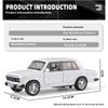1/32 Retro LADA Alloy Car Model Toys, Car Center Console Interior Decorations, Cool Desktop Ornaments, Adult Christmas/Birthday Gifts