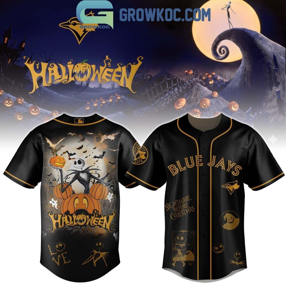 Toronto Blue Jays The Nightmare Before Christmas Jack Skellington Halloween XXXXL