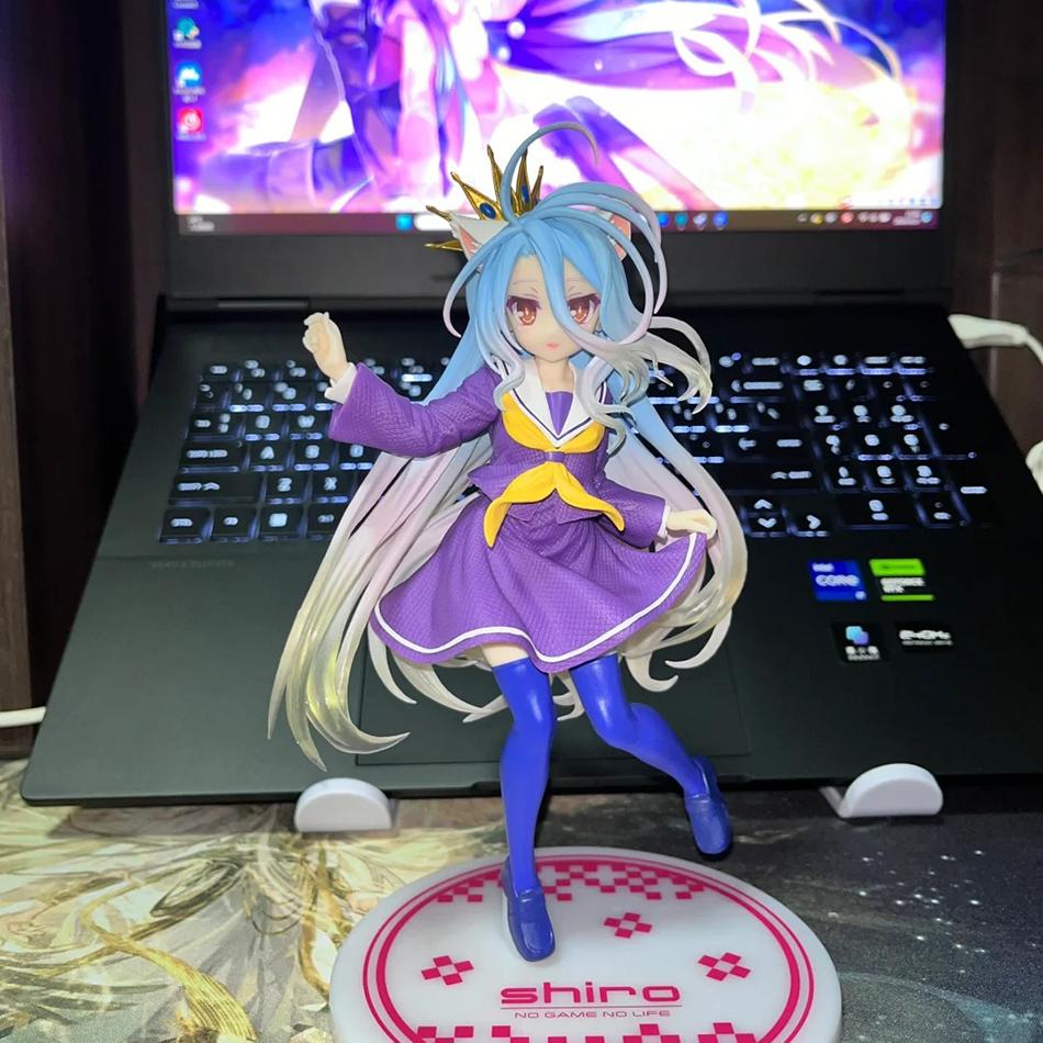 19CM Anime NGNL No Game No Life White Figure Anime PVC Anime Action Figures Model Collection Ornament Anime Model Toy Gift