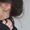 Silver Exaggerated Large Hoop Earrings: European & American Style for Women