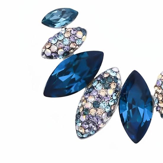 Brooch Irregular Design Sparkling Rhinestones Anti-exposed Brooch Pin Sweaters Collars Hats Bags Coats Scarves Badge Versatile Accessory