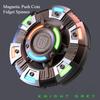 Luminous Fidget Spinner Metal Magnetic Push Coin Edc Relieve Stress Relief Toy Glowing Hand Spinning Top Tip Antistresse Adults