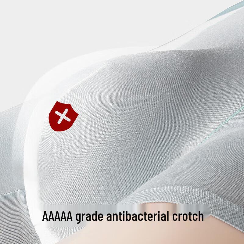 Jianjiang Men's 60s Mercerized Modal Seamless Boxer Briefs 3-Pack