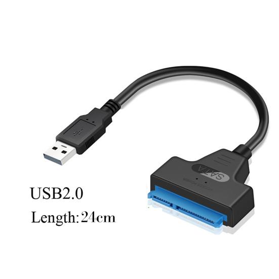 39cm Rapid Type-C/USB SATA Cable Adapter 2 to Converter for 2.5 inch HDD/SSD