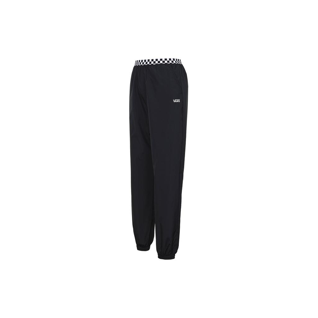 Vans Solid Color Cuffed Casual Pants Unisex Bottoms Black VN0A5JHKBLK