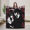 Death Note Manga Anime TV Show Poste Blanket Soft Street Trend Plush Throw Blanket For Bedroom Flannel Bedspread Bed Cover