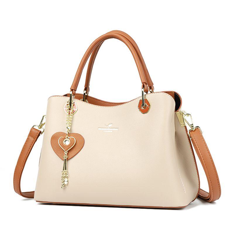 

Kangaroo Leather Women s Bag 2025 New Arrival Women s Handbag Large Capacity Bag Valentine s Day Gift for Wife Milk Tea (Genuine Leather Authorization)