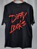 Vtg Dirty Looks Turn of the Screw Tour Cotton Black S-5XL Unisex Shirt TR016 Unisex T-Shirt