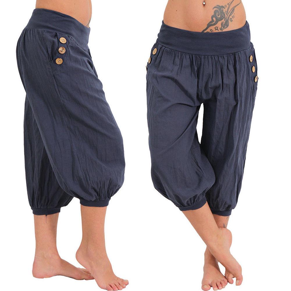 2018 Summer Aladdin Plus Size Casual Pants for Women