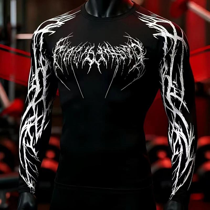 Custom Design Sublimation BJJ MMA Men's Rashguard Rash Guard Surf Long Sleeve Jiu Jitsu T-Shirt Men's Compression Rash Guard