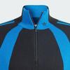 Adidas Originals Colorblock Logo Patchwork Half-Zip Pullover Herren Tops Blau IR7127