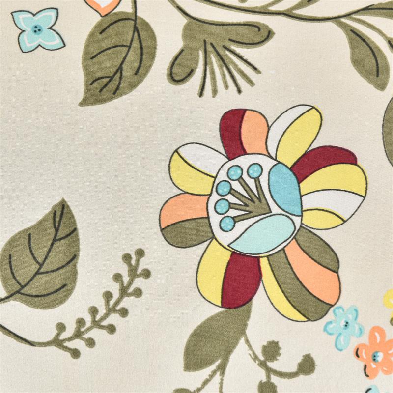 2pcs/set Elastic Wing Chair Cover Anti-dirt Floral Single Sofa Slipcover Removable Stretch Armchair Case for Living Room Home