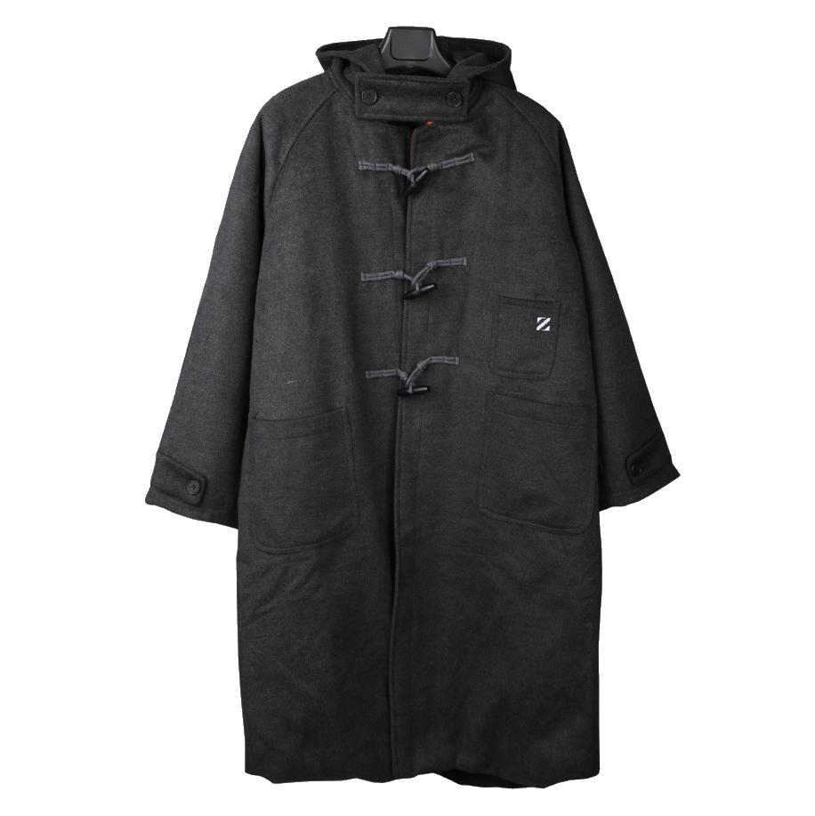 Zblack Oversized Duffle Coat Charcoal