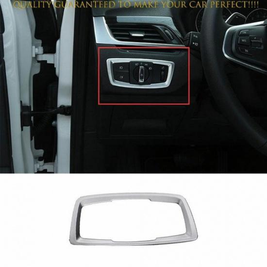 Fit For BMW X1 F48 2016-2022 ABS Silver Function Control Button Button Trim 1PCS