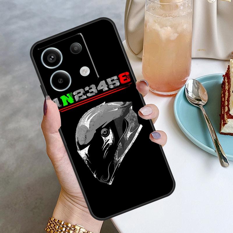 Motorcycle Gear Case For Xiaomi Redmi Note 13 Pro 12 11 10 9 Note 12S 10S 11S 9S Redmi 12 10C 12C 13C Cover