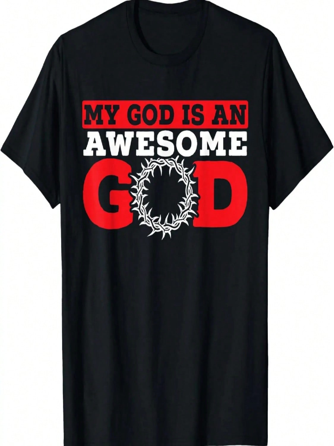 My God Is An Awesome God Religious Pastor T-Shirt S разноцветный