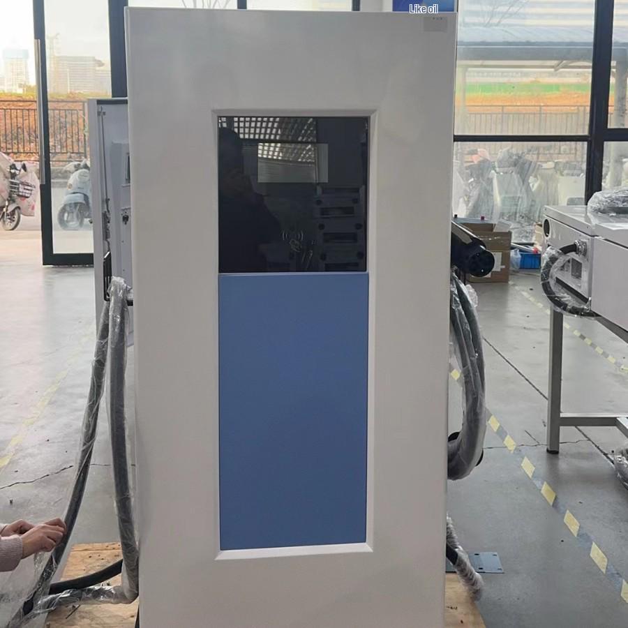 Kangrui 80KW Dual Gun DC Floor-Standing EV Charger with European Standard and OCPP Compatibility