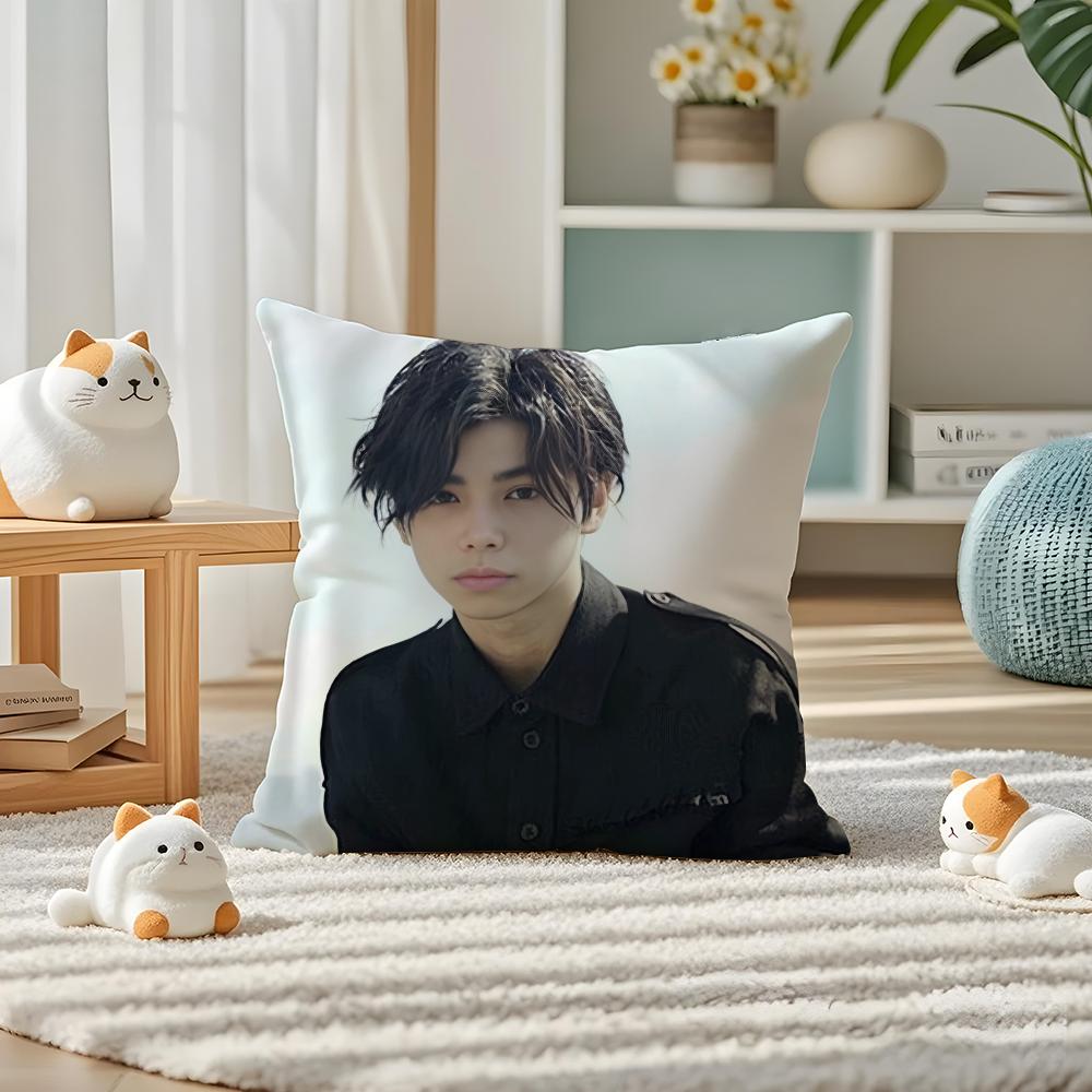 

Actor NNijiro Murakami Pillow Case Silky elegant Comfort Sofa Bed Invisible zipper 30X30cm
